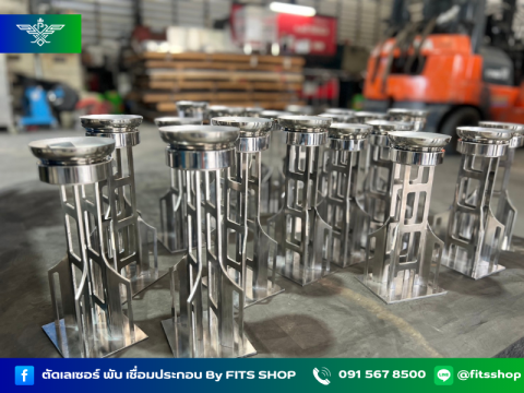 ชิ้นงานเลเซอร์อลูมิเนียม